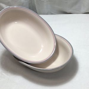Pfaltzgraff “Aura” Oval serving bowls, set of 2